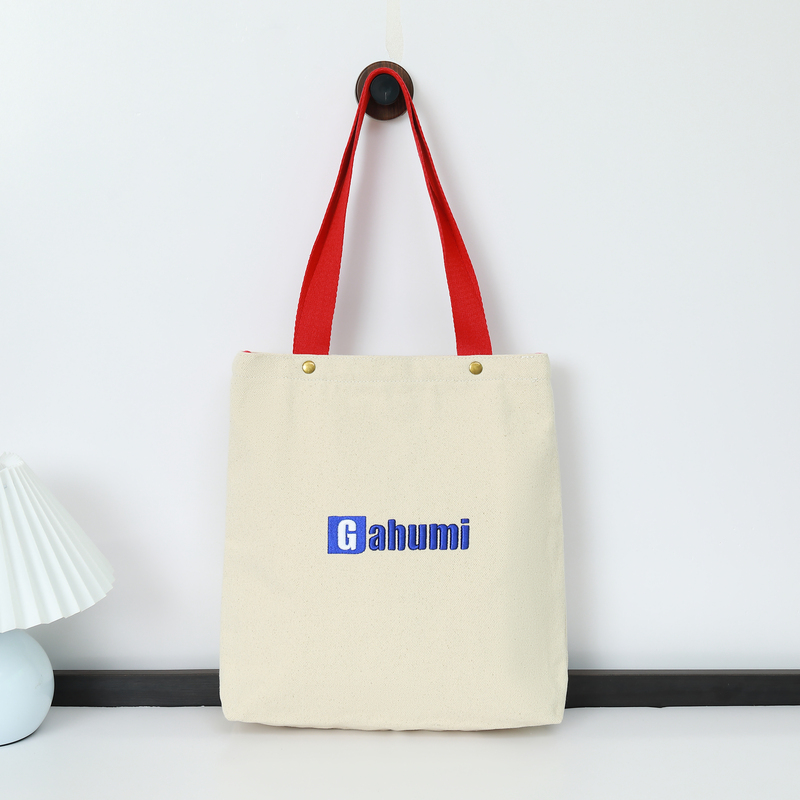 Embroidery Custom Print Canvas Tote Bag For Shopping Use-07